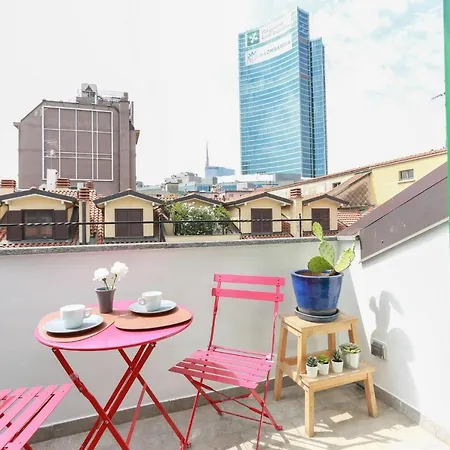 The Best Rent - Cozy Attic With View Lägenhet Milano